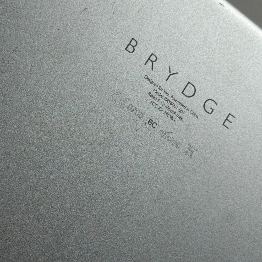 BRYDGE Bluetooth Keyboard for 12.9 iPad Pro Gen 1/2 Silver BRY6001-001